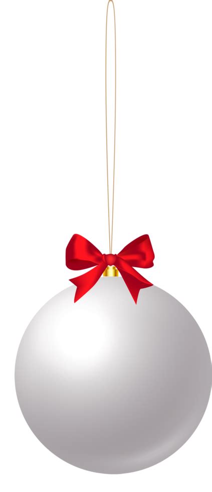 Christmas Ball White 13362793 PNG