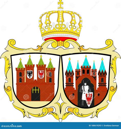 Coat of Arms of Brandenburg an Der Havel in Brandenburg, Germany Stock ...