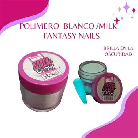 Acrílico Milk Glow Fantasy Nails