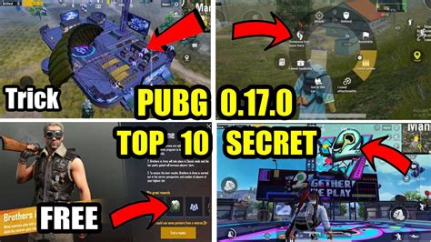 Pubg Mobile Update Top New Secret Features Pubg New Tips