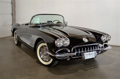 Black 1958 Chevrolet Corvette