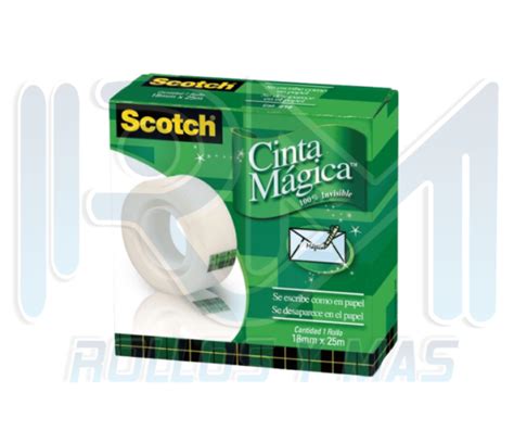 Cinta Adhesiva Mágica Scotch 810 Rollos y Mas