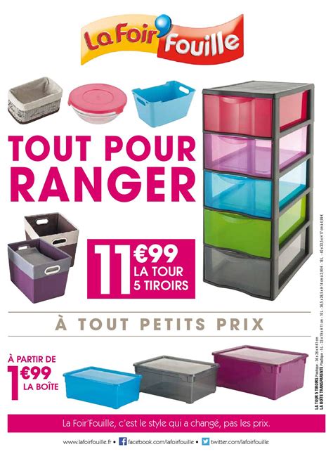 Catalogue La Foir Fouille Tout Pour Ranger By Joe Monroe Issuu