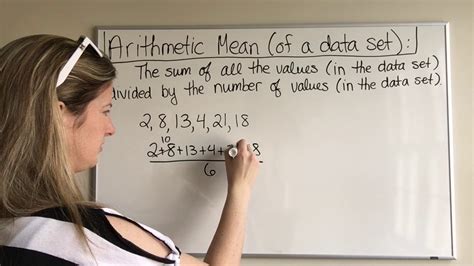 Arithmetic Mean Formula Youtube