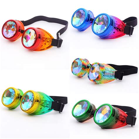 Buy Kaleidoscope Colorful Glasses Rave Festival Party Edm Sunglasses