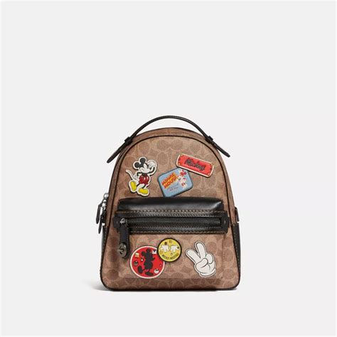 Coach Disney X Coach Campus Backpack In Signature Canvas With