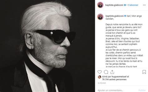 Baptiste Giabiconi rend un émouvant hommage à Karl Lagerfeld Closer