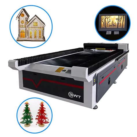 Swt 1325 CO2 Laser Cutting Machine For Non Metal Fabric Textile Acrylic