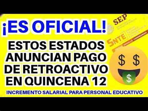 Es Oficial En Estos Estados Se Anuncia Pago En Quincena El