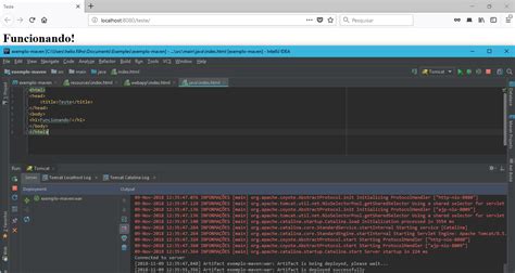 Java Como Importar E Configurar Um Projeto Maven Servidor Tomcat