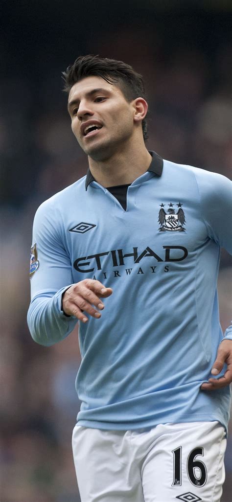 Sergio Ag Ero Ciudad De Manchester F Tbol Iphone Xs Max Fondo De