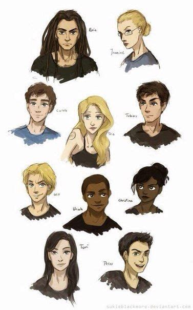 Books; Divergent; Tris Prior; Tobias Eaton Eric Caleb Christina | Divergent fan art, Divergent ...