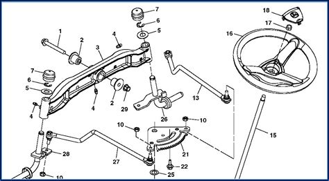 John Deere La145 Mower Deck Parts Diagram