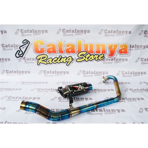 Jual KNALPOT RACING AR AUSTIN CARBON FULL BLUE HONDA ADF Shopee Indonesia