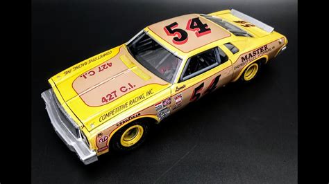 Chevy Malibu Lennie Pond Stock Car Scale Model Kit Build