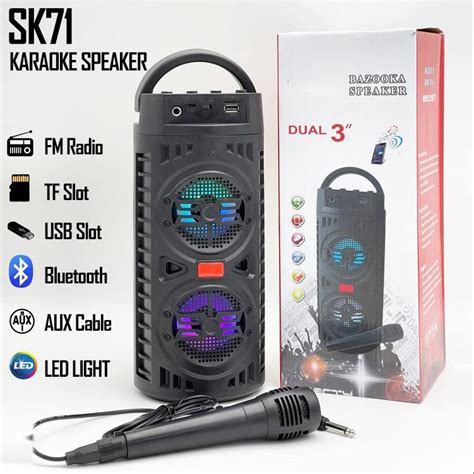 Jual SPEAKER BLUETOOTH SK 71 SK 70 SPEAKER LED EXSTRA BASS SPEAKER