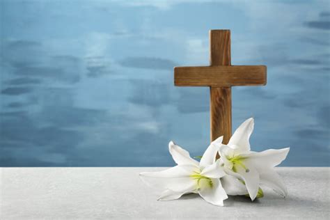 Easter Lily And Cross