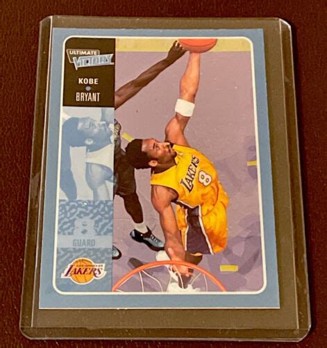 KOBE BRYANT LAKERS 2001 UPPER DECK ULTIMATE VICTORY HOLO BLUE FOIL