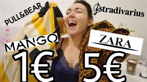 Haul Low Cost Zara Mango Stradivarius Capi A Partire Da Euro Youtube