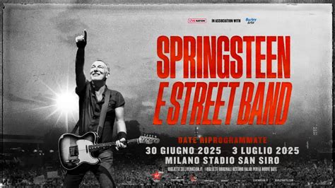 Bruce Springsteen Concerto A Milano Date E Costi Biglietti