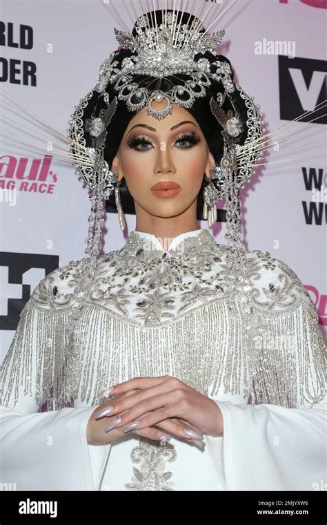 Plastique Tiara Arrives At The Red Carpet For Rupauls Drag Race