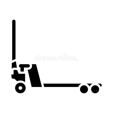 Hydraulic Trolley Jack Icon Stock Vector Illustration Of Lift Loader