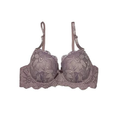 Brasier Secret Treasures Talla 32B Aplicación de Encaje Floral Lila