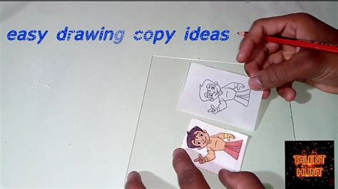 How To Copy Drawing Easily Amazing Drawing Copy Ideas Talent Hunt