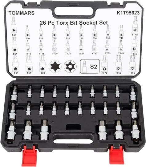 Amazon Tommars Pc Torx Socket Set Torx Star Tamper Proof