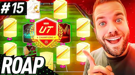 JE PACK UN JOUEUR INCROYABLE POUR MON 1ER FUT CHAMPIONS ROAP 15