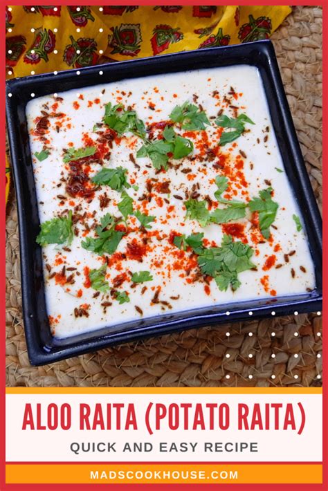 Aloo Raita Potato Raita Recipe Mads Cookhouse