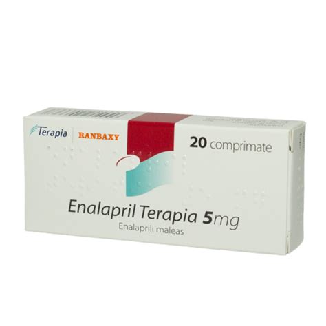 Enalapril 5mg 20 Comprimate Terapia Drmax Farmacie