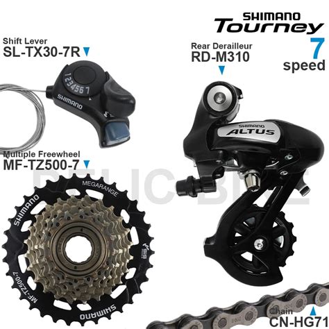 SHIMANO TOURNEY 3x6 3x7 Speed Groupset Include SL TX30 Shifters RD M310