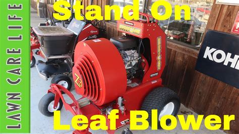 Biggest Leaf Blower Hurricane Z3 Stand On Blower Youtube