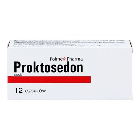 Proktosedon Czopki Skuteczne Na Hemoroidy 12 Szt 13805124782 Allegro Pl