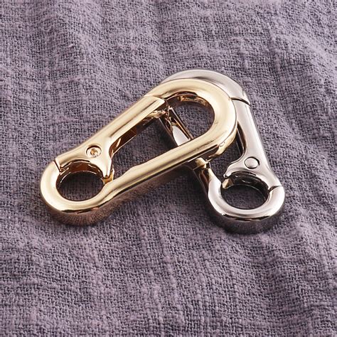 Spring Ring Carabiner Clips Pcs Spring Clasps Loop Belt Snap Etsy