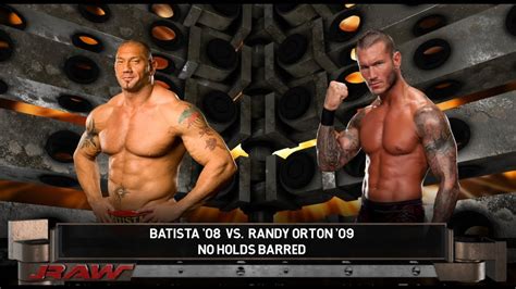 FULL MATCH Batista Vs Randy Orton No Holds Barred Match Raw Sept