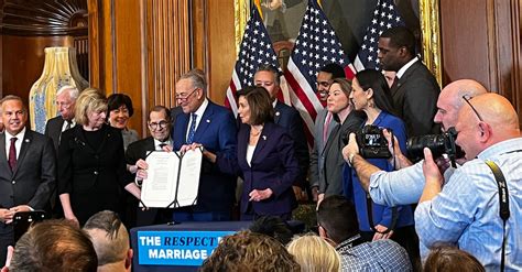 House Passes Respect For Marriage Act Sends To Presidents Desk For