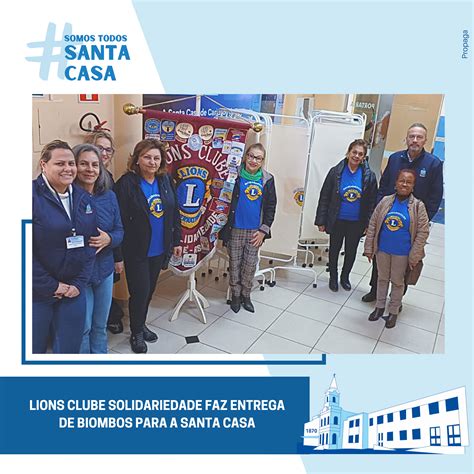 Lions Solidariedade Entrega Doa O Sccb Santa Casa De Caridade De Bag