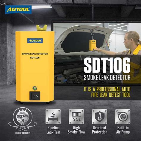 Autool Sdt106 Car Smoke Analyzer Machine Leak Detector Automotive Evap