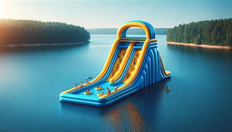 Giant Inflatable Water Slide: A Slippery Slope