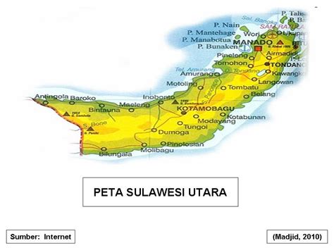 Peta Digital Peta Provinsi Sulawesi Utara