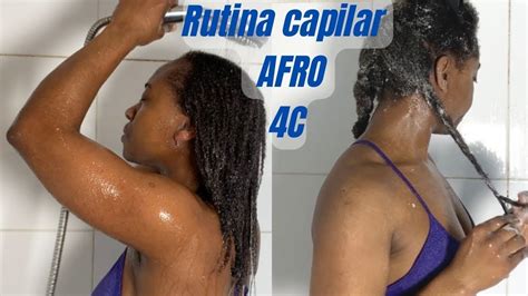 Cabello Afro Como Lavar El Cabelllo Afro Rutina Capilar Para