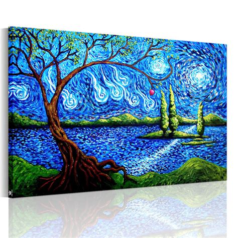 Hd Canvas Prints Decor Wall Art Painting Picture Abstract Apple Tree