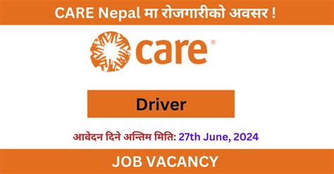 Care Nepal Vacancy For Driver