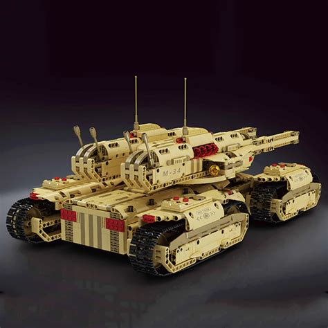 Mould King Military S Mammoth Tank With Motor Wange Block