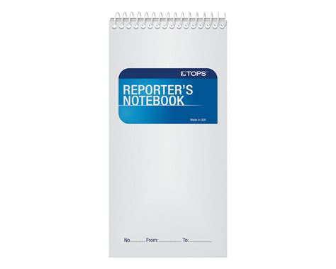 TOPS Reporter's Notebooks, 4" x 8", Wide Rule, 70 Sheets, 12 Pack