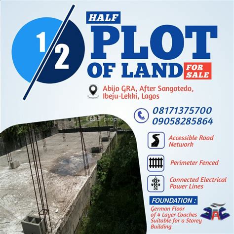 For Sale Half Plot Of Land In An Estate With Solid German Floor