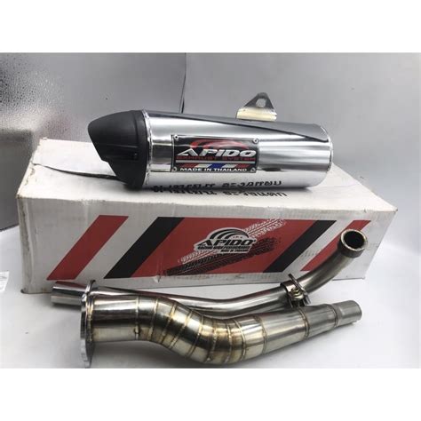 Original APIDO Pipe V3 For XRM 110 125 Chrome Shopee Philippines