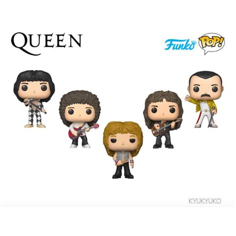 Funko Pop Queen Freddie Mercury Brian May John Deacon Roger TaylorZqJ ...